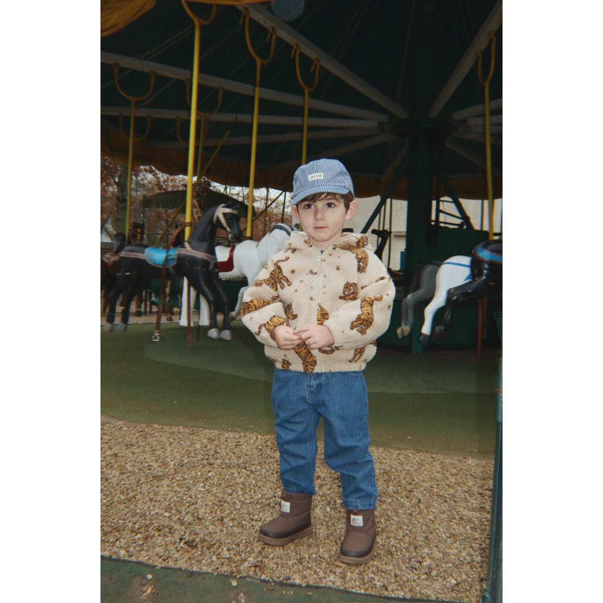 Konges Sløjd Blue Stripe Luc Cap Gots