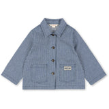 Konges Sløjd Blue Stripe Luc Shirt Jacket Gots