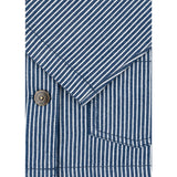 Konges Sløjd Blue Stripe Luc Shirt Jacket Gots