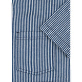 Konges Sløjd Blue Stripe Luc Shirt Jacket Gots