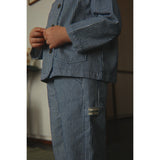 Konges Sløjd Blue Stripe Luc Pants Gots