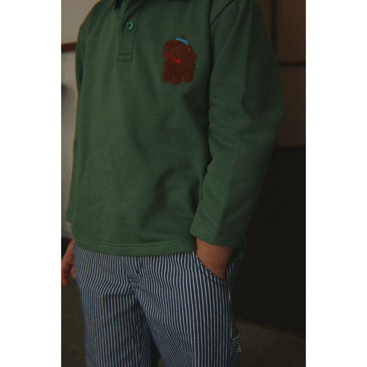 Konges Sløjd Blue Stripe Luc Pants Gots