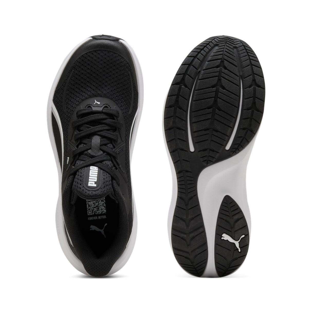 Puma Black-White-Silver Skyrocket Lite 2 Jr