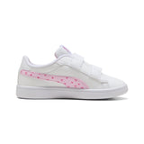 Puma White-Pearl Pink Puma Smash 3.0 Hearty V PS