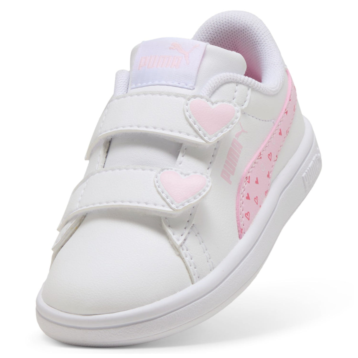 Puma White-Pearl Pink Puma Smash 3.0 Hearty V Inf