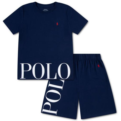 Polo Ralph Lauren Newport Navy Ss Tee/Shorts Multi Polo Set