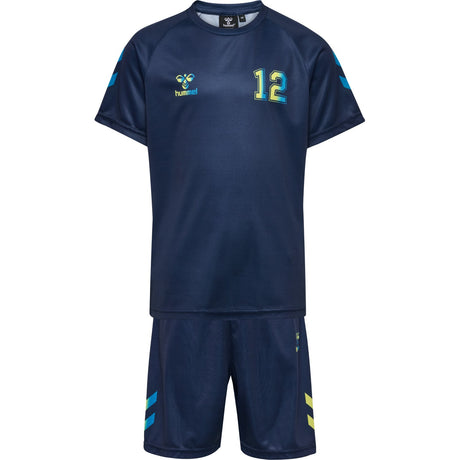 Hummel Dress Blues/Limeade Shimmer Set