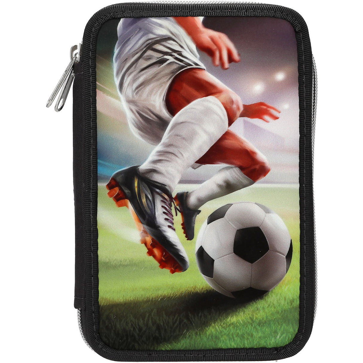 Dino World Action Word Double Pencil Case Football