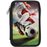 Dino World Action Word Double Pencil Case Football