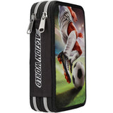 Dino World Action Word Double Pencil Case Football