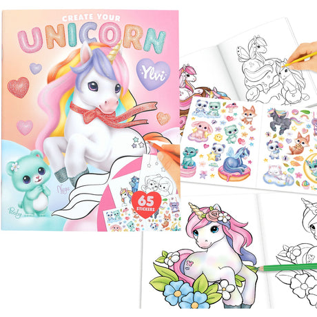 Ylvi Create Your Unicorn Colouring Book