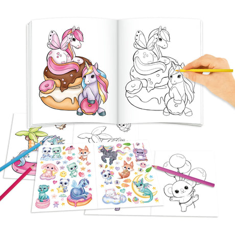 Ylvi Create Your Unicorn Colouring Book