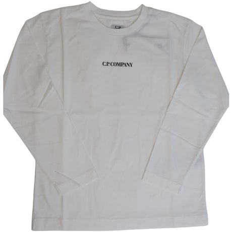 C.P. Company Gauze White Long Sleeves T-Shirt