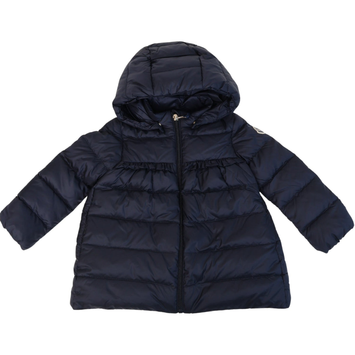 Moncler Navy Nevra Long Coat