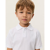 Les Deux Kids White Pique Polo