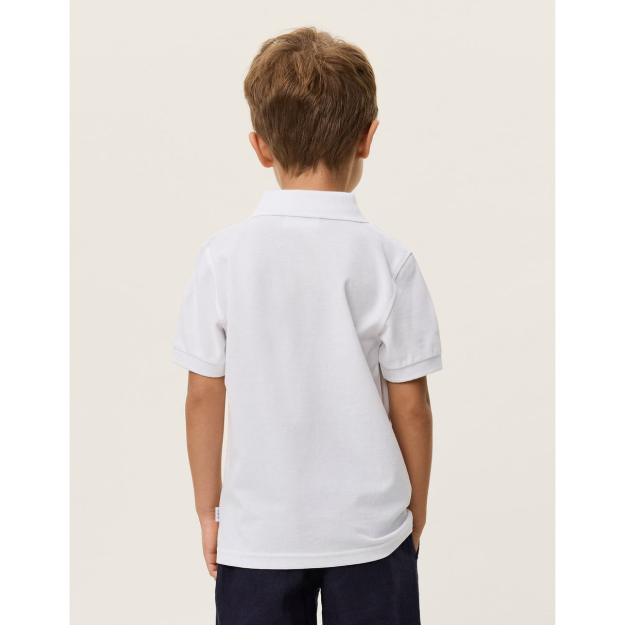 Les Deux Kids White Pique Polo