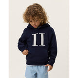 Les Deux Kids Dark Navy Encore Bouclé Hoodie