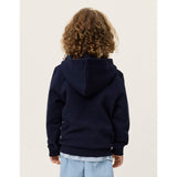 Les Deux Kids Dark Navy Encore Bouclé Hoodie