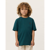 Les Deux Kids Sea Moss Green Norregaard Contrast T-Shirt