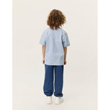 Les Deux Kids Blue Fog Norregaard Contrast T-Shirt
