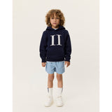 Les Deux Kids Dark Navy Encore Bouclé Hoodie