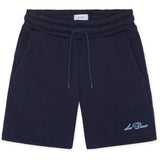 Les Deux Kids Dark Navy Globe Sweatshorts