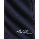 Les Deux Kids Dark Navy Globe Sweatshorts