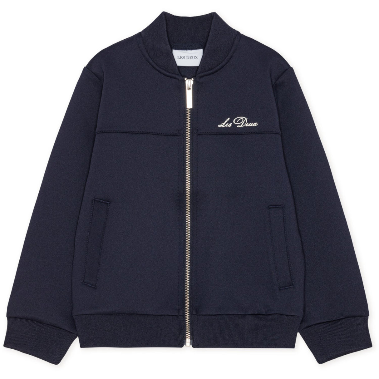 Les Deux Kids Dark Navy Ballier Crew Track Jacket