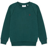 Les Deux Kids Sea Moss Green Norregaard Contrast Sweatshirt