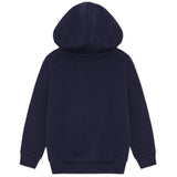 Les Deux Kids Dark Navy Encore Bouclé Hoodie