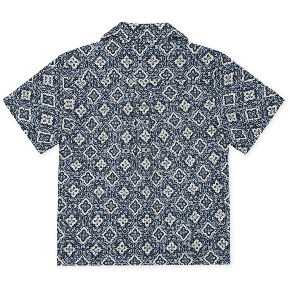 Les Deux Kids Blue Fog Lukas Arabesque AOP SS Shirt