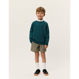 Les Deux Kids Sea Moss Green Norregaard Contrast Sweatshirt