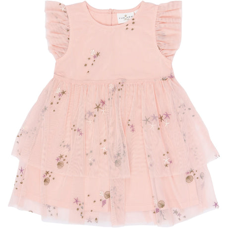 THE NEW Siblings Peach Whip Emb Tnsttulla S_L Dress