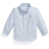 Ralph Lauren Baby Lt Blue Stripe Sport Shirt