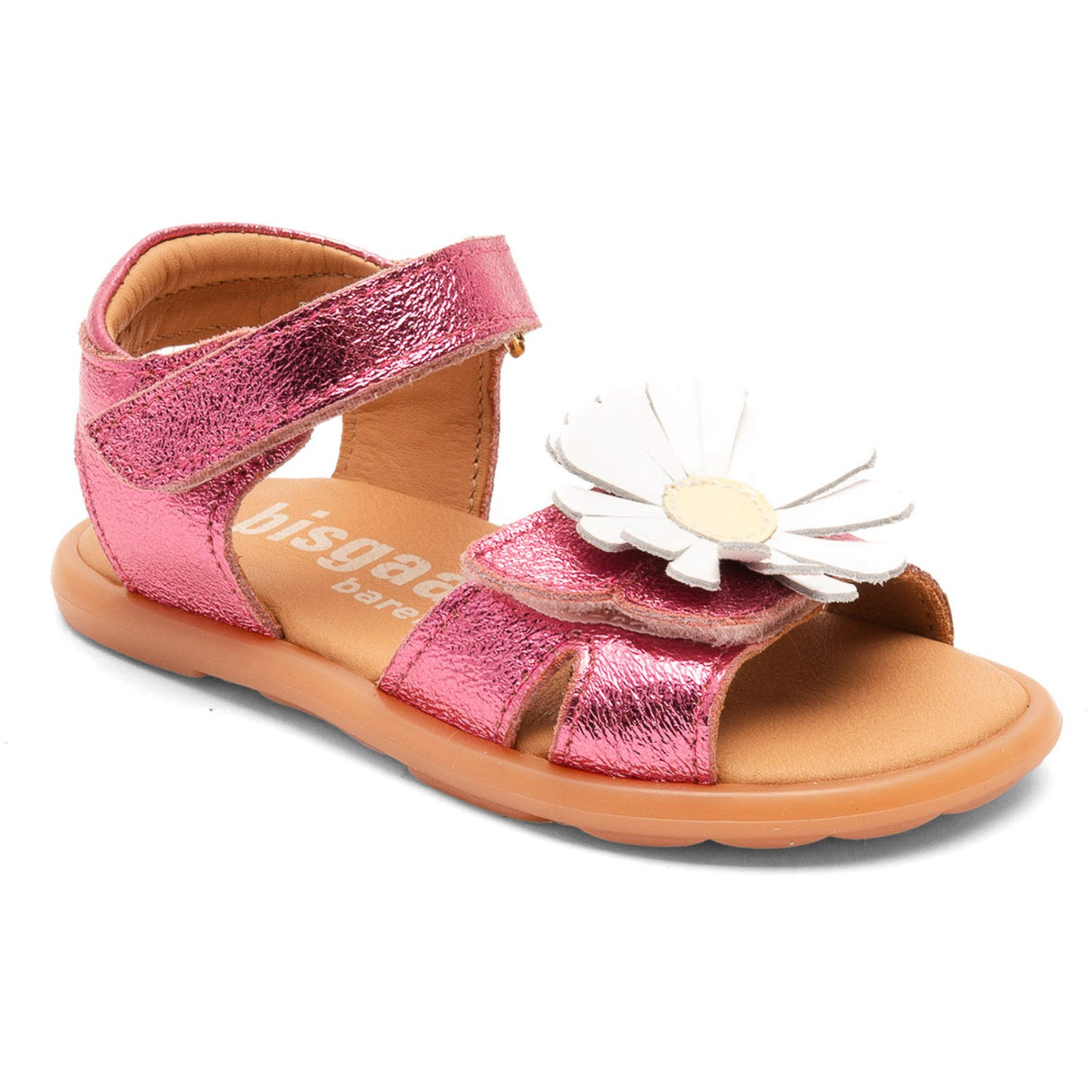 Bisgaard Pink Metallic Barefoot Oya Sandal