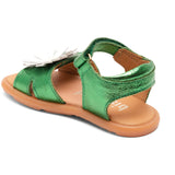 Bisgaard Green Metallic Barefoot Oya Sandal
