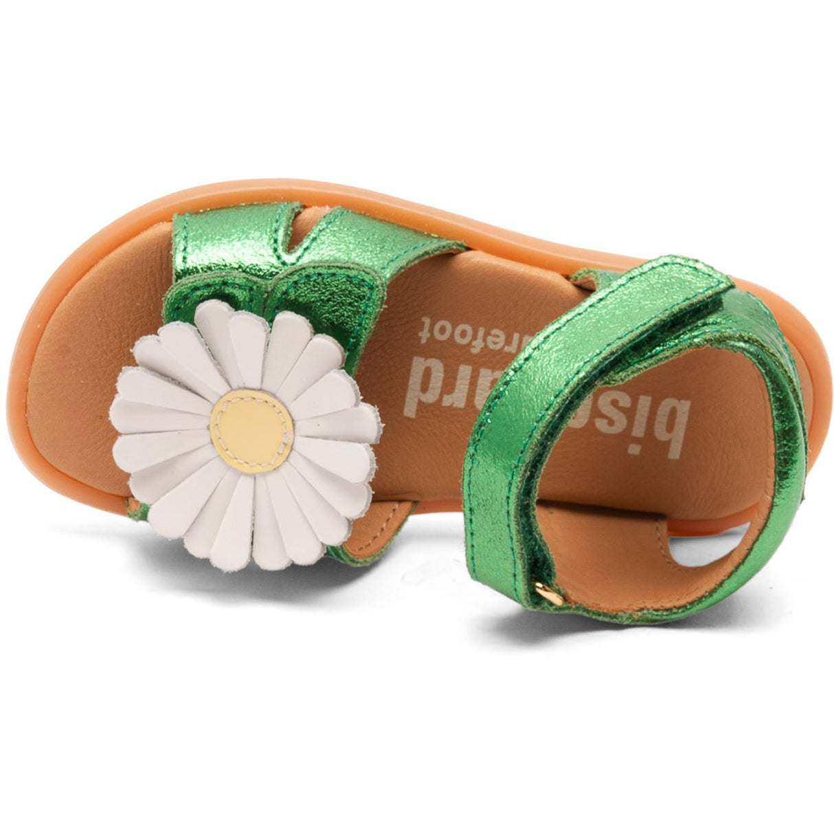 Bisgaard Green Metallic Barefoot Oya Sandal