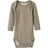 Lil'Atelier Sepia Tint Melange Nbnnilo Wo/Mo Ls Slim Body Lil