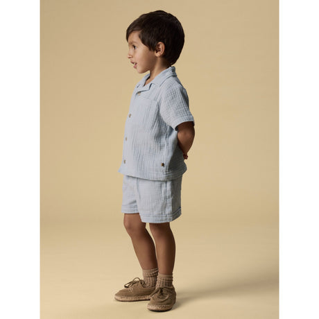 Lil'Atelier Zen Blue Nmmfulina Shorts Lil