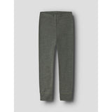 Name It Mulled Basil Nmnwax Wool Rib Leggings Noos