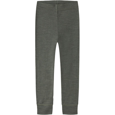 Name It Mulled Basil Nmnwax Wool Rib Leggings Noos