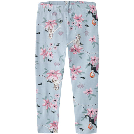 Name It Subdued Blue Nmfjalinda Frozen Leggings Wdi