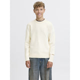 Jack & Jones Junior Sea Salt Jornorrebro Knit Crew Neck Ln Jnr