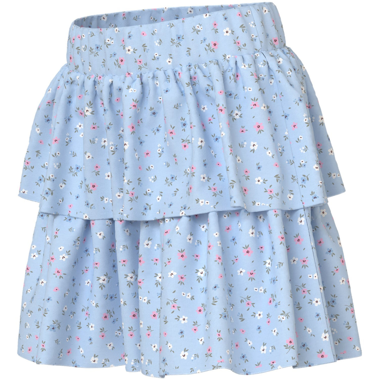 Name It Ice Water Small Floral Nkfvinaya Skirt Fff Noos