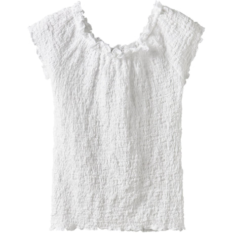 Name It Bright White Nkfhalisse Ss Top Noos