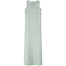 Name It Aqua Foam W. Cloud Dancer Nkfsuraja Xsl Sl Maxi Dress Noos