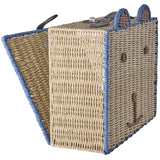 Rice Paper Rope Suitcase In Bear Shape With Blue Details