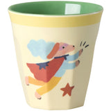 Rice Melamine Kids Cup With Hero Print - Green - Small - 6 Pack - 160 Ml