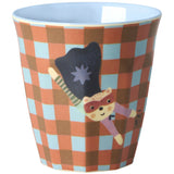 Rice Melamine Kids Cup With Hero Print - Green - Small - 6 Pack - 160 Ml