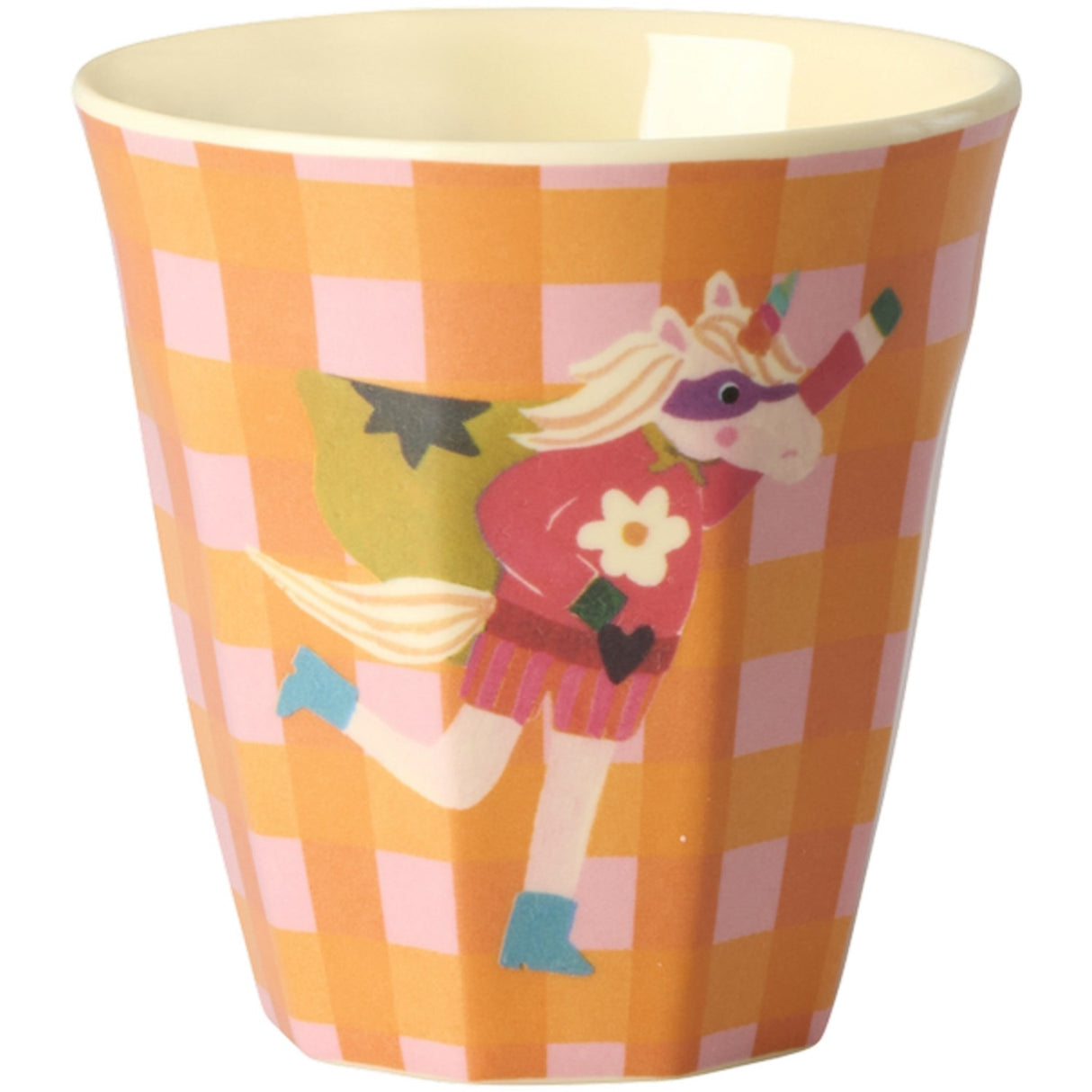 Rice Melamine Kids Cup With Hero Print - Pink - Small - 6 Pack - 160 Ml